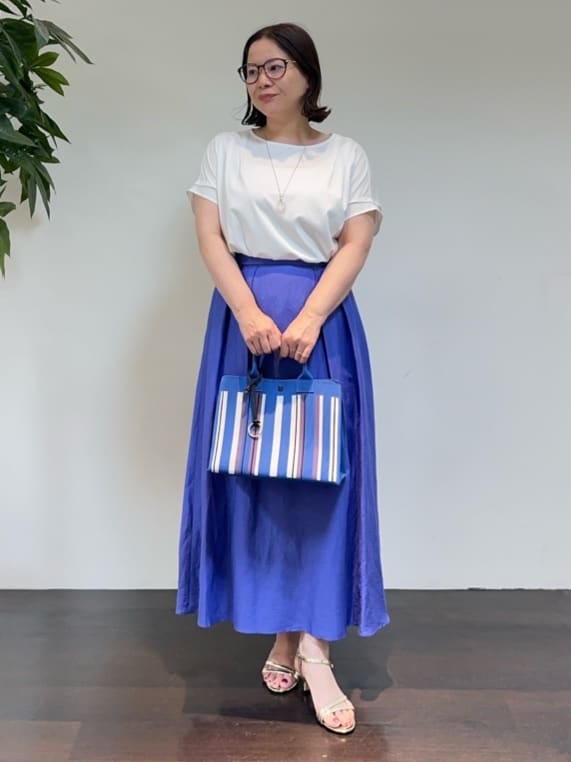 Asamiさんの「UNTITLED｜マーブルドロップネックレス」を使ったコーディネート