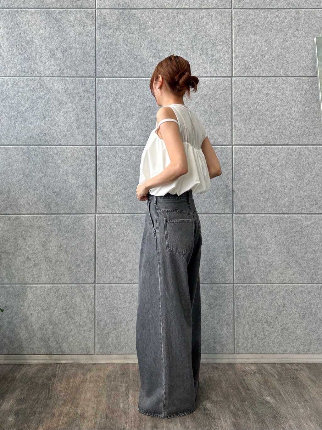 harunaさんの「CODE A｜compact edge tee」を使ったコーディネート