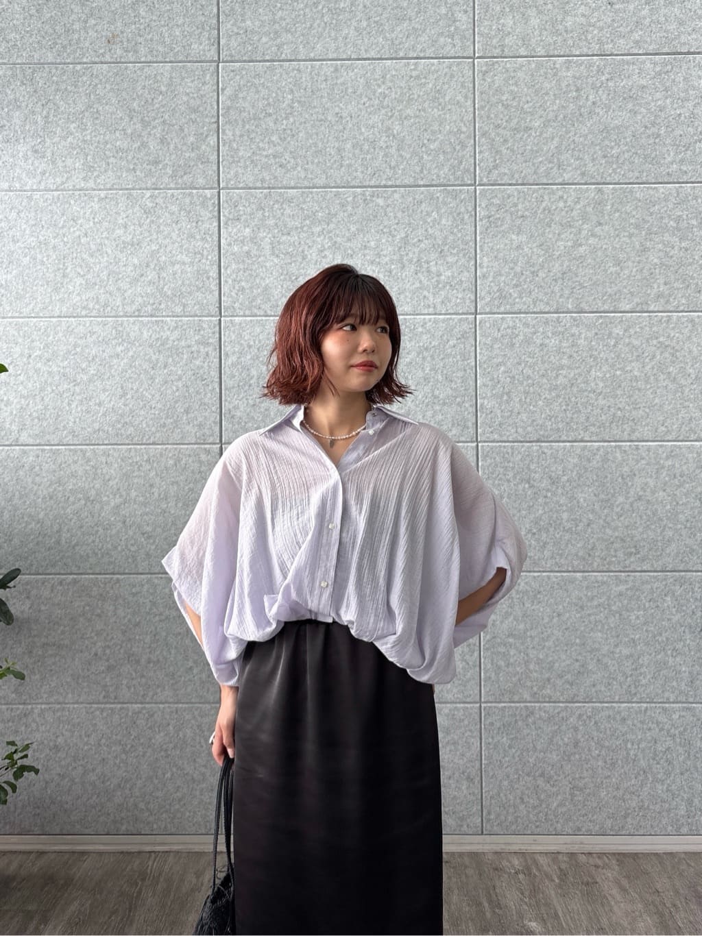 UKIさんの「INDIVI｜バルーンフォルムブラウス」を使ったコーディネート