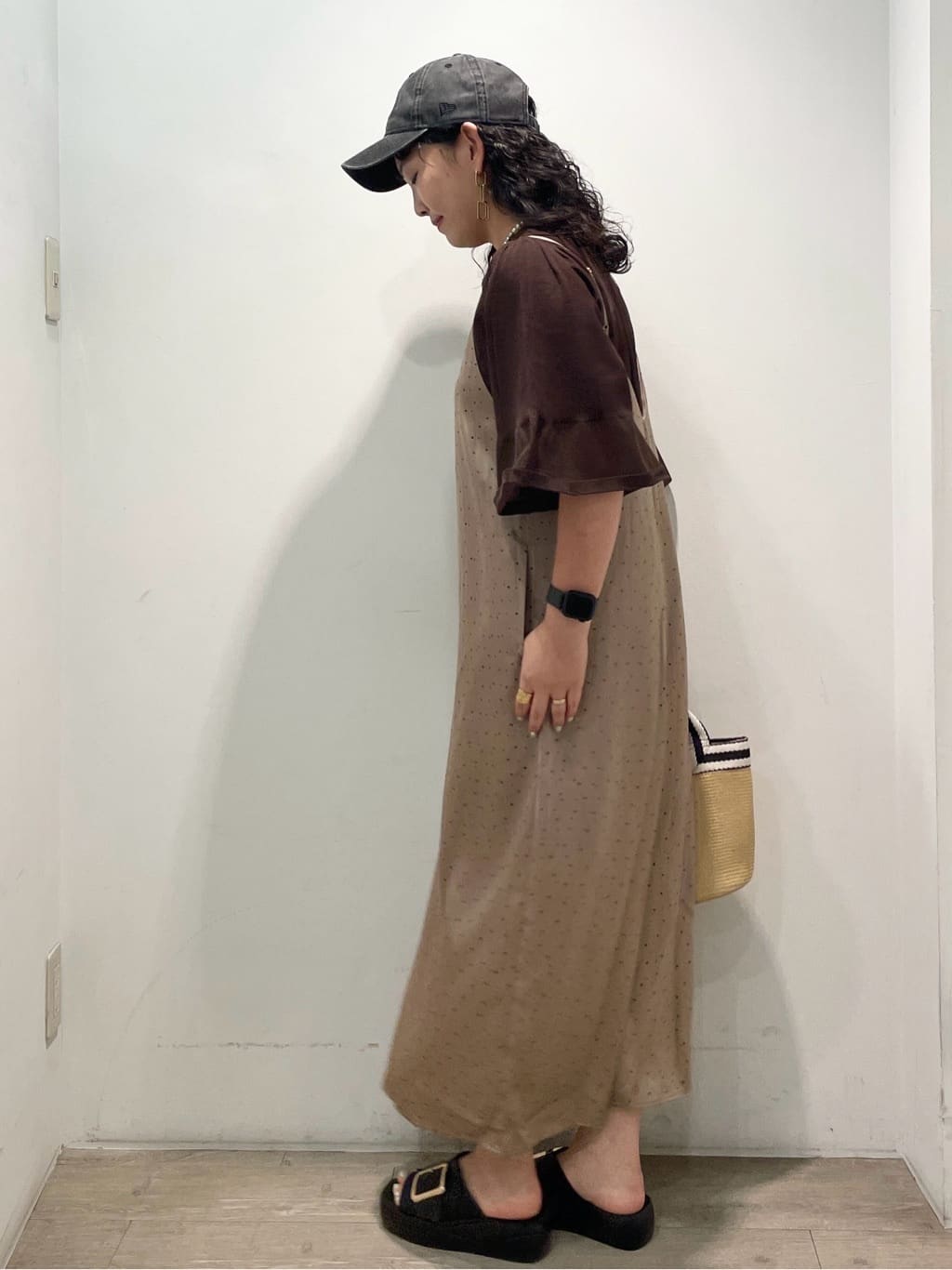 sumicaさんの「OPAQUE.CLIP｜《5色展開》シアーフレアスリーブニット【洗濯機洗い可】」を使ったコーディネート