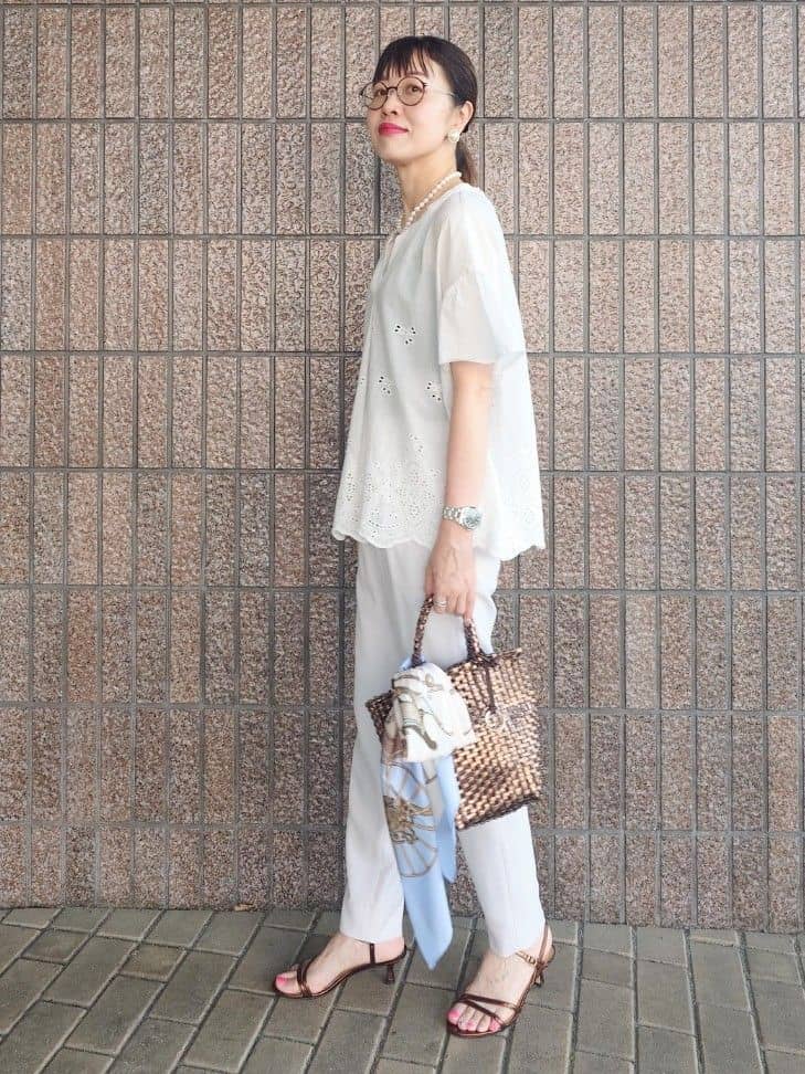 MUTSUKOさんの「UNTITLED｜コットンテレコタンクトップ」を使ったコーディネート