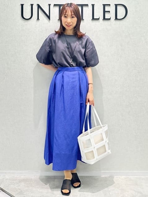 Miwaさんの「UNTITLED｜◆【接触冷感/UV機能/遮熱】ジャージカーディガン」を使ったコーディネート