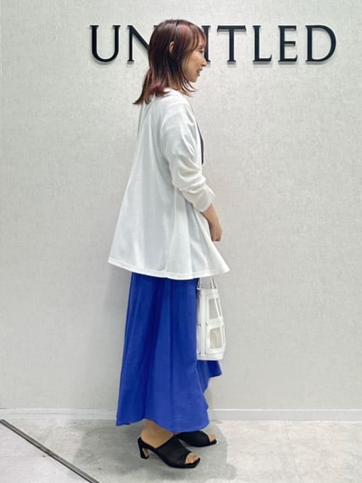 Miwaさんの「UNTITLED｜◆【接触冷感/UV機能/遮熱】ジャージカーディガン」を使ったコーディネート