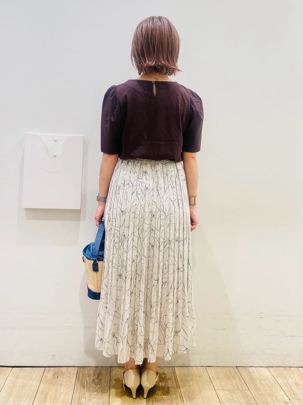 YUKOさんの「index｜《7色展開／XS-LLサイズ》多機能タックスリーブトップス【汗ジミ防止／吸水速乾／接触冷感／UVケア」を使ったコーディネート