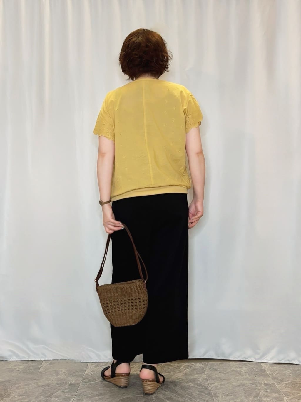 たみさんの「SHOO･LA･RUE｜スカラップ刺繍レースが目を惹く ドルマントップス」を使ったコーディネート