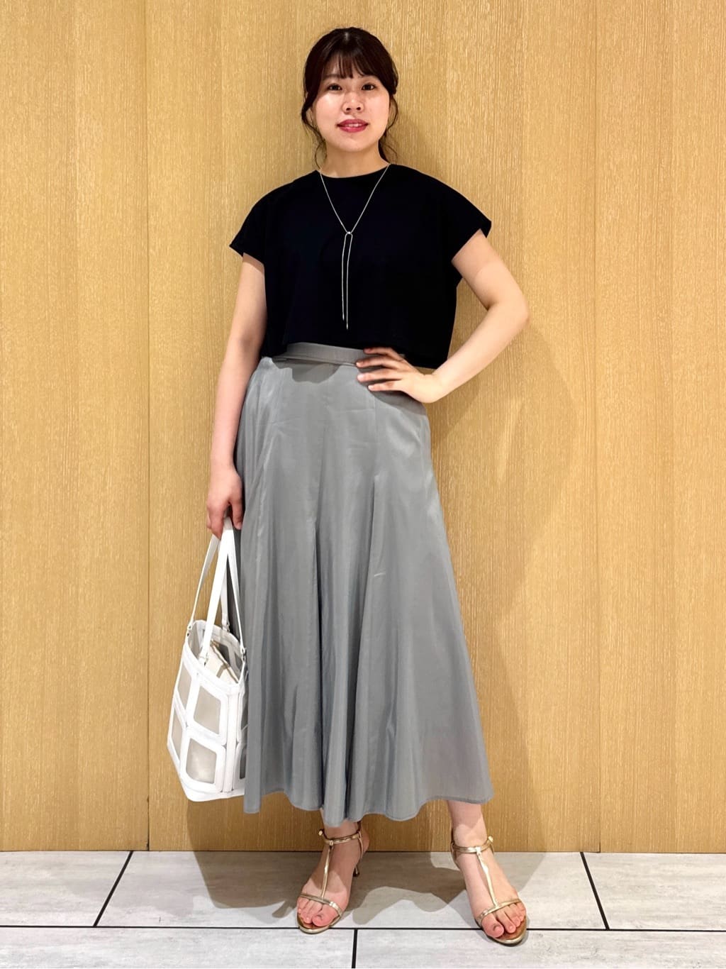 nanaさんの「UNTITLED｜【ステンレス】ショートラリエット」を使ったコーディネート