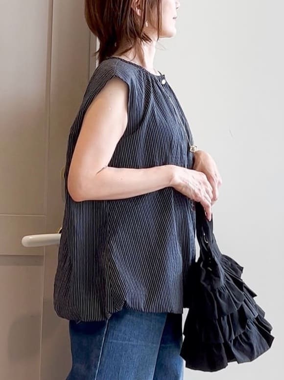yamakoさんの「grove｜【Lee&times;grove別注】WIDE DENIM PANTS」を使ったコーディネート