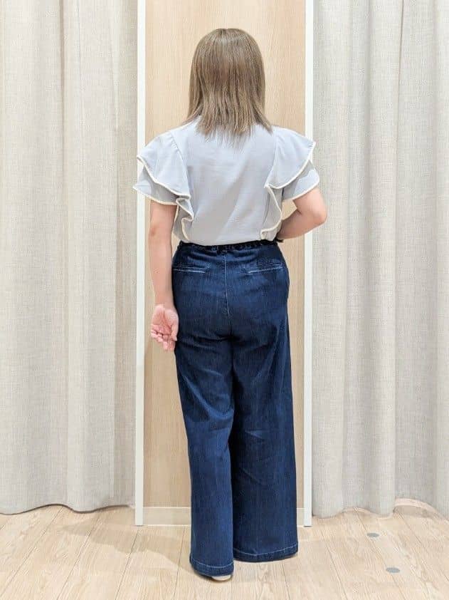 minさんの「grove｜ギャザーミュールサンダル」を使ったコーディネート