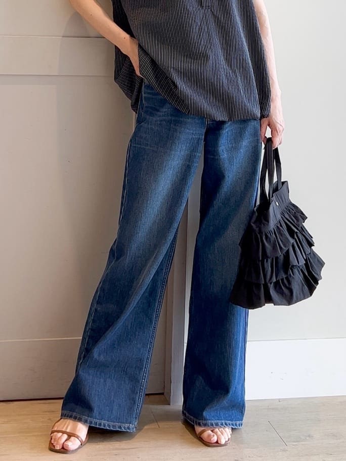 yamakoさんの「grove｜【Lee&times;grove別注】WIDE DENIM PANTS」を使ったコーディネート