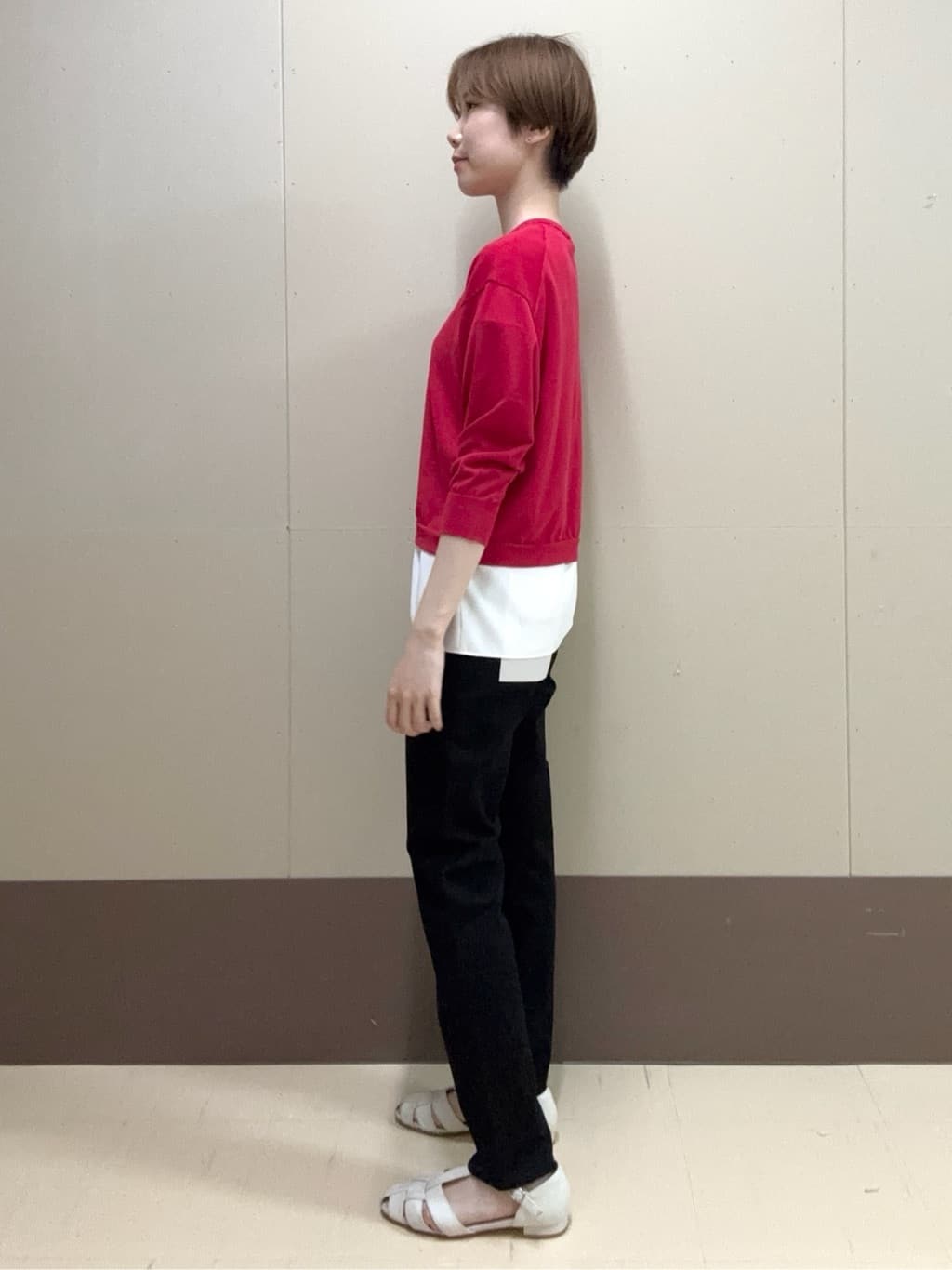 mioさんの「UNTITLED｜【Healthy DENIM&times;UNTITLED】別注 R Mrytle（リマートル）テーパードデニム」を使ったコーディネート