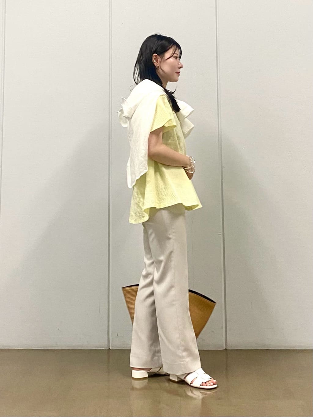 misakiさんの「INDIVI｜スクエアトップロングネックレス」を使ったコーディネート