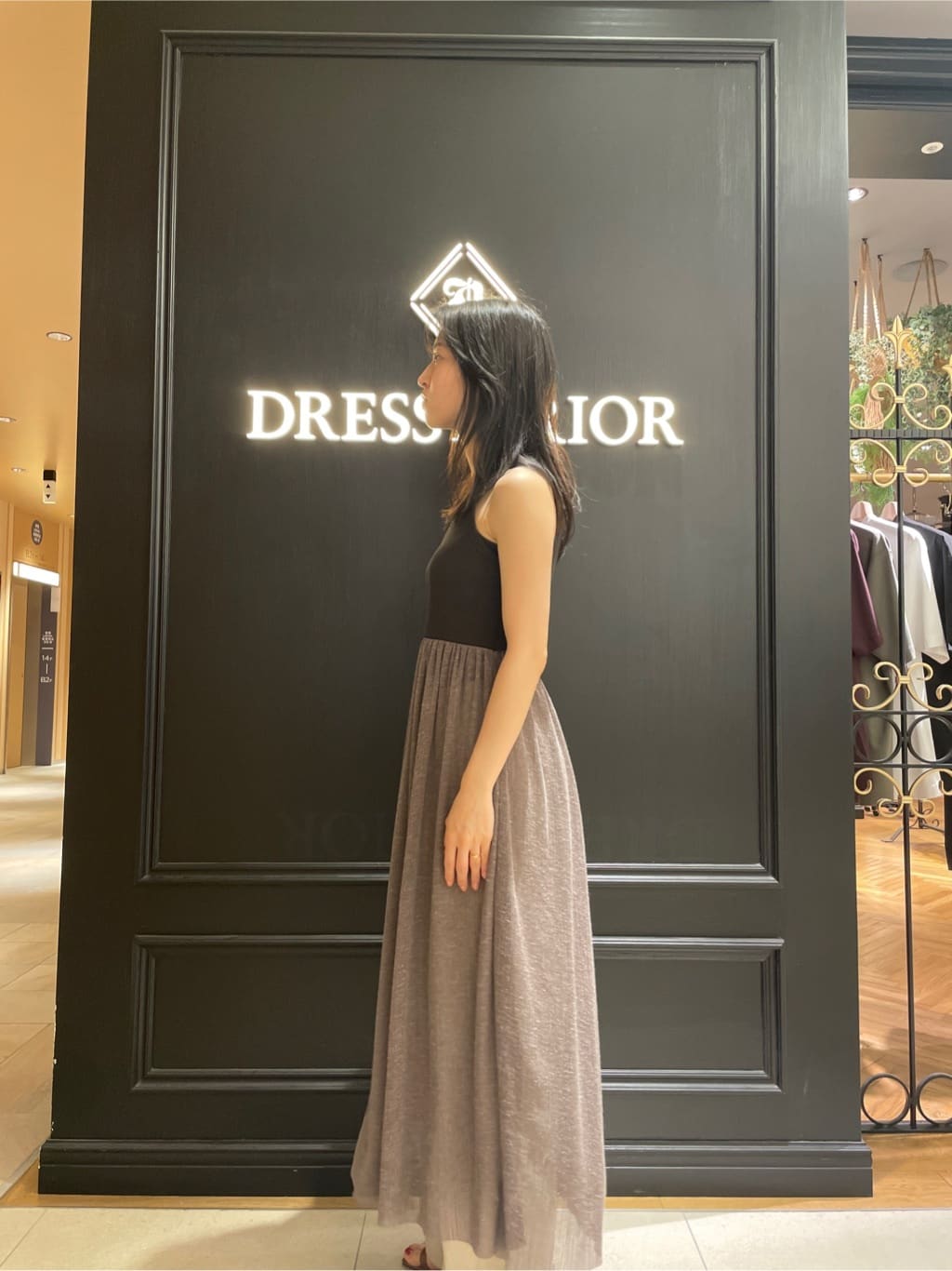 Karinさんの「DRESSTERIOR｜Carouselambra（ケラウズランブラ）【別注】BOAT TANK TOP DRESS」を使ったコーディネート