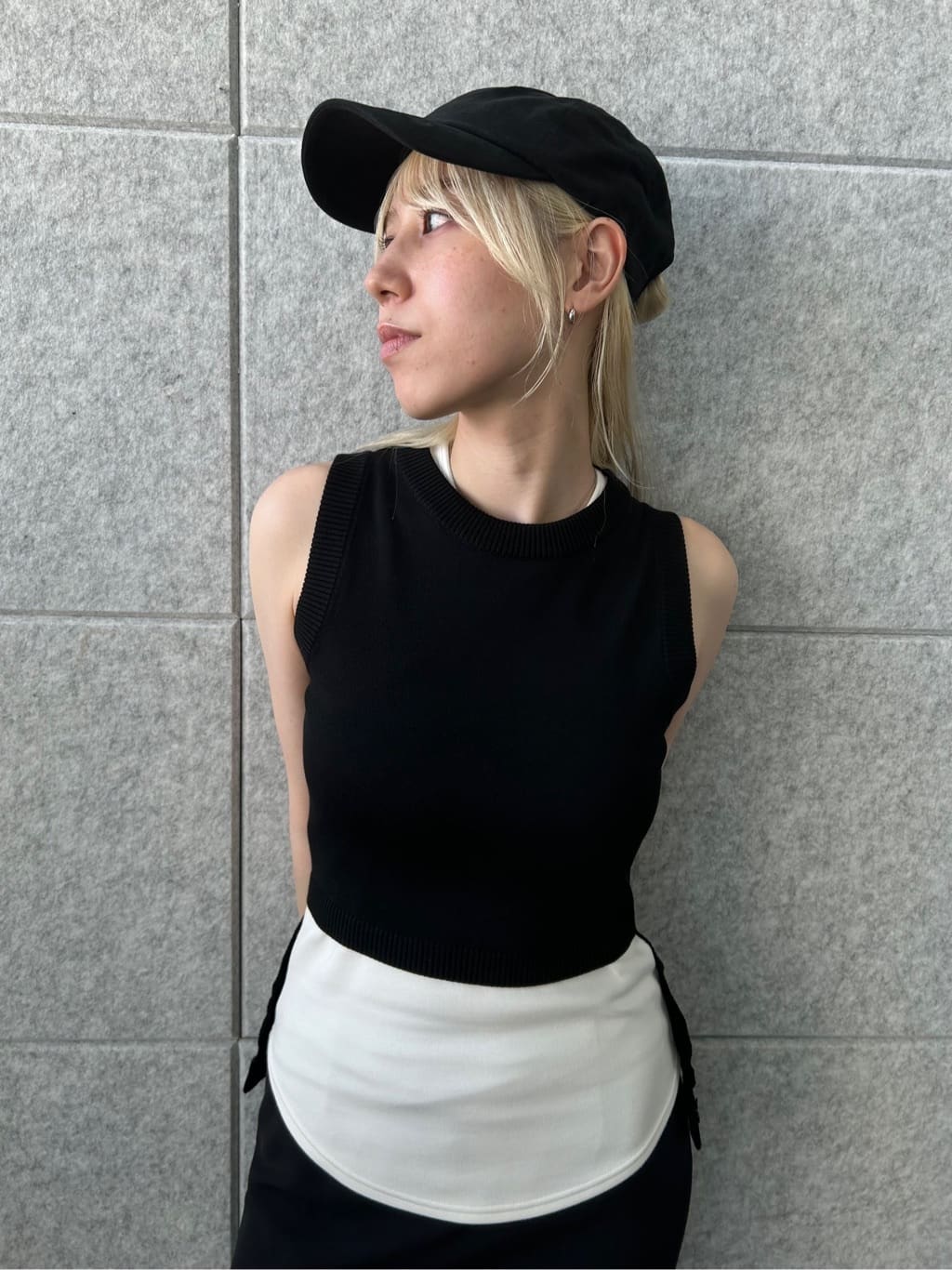 honoka Aさんの「CODE A｜design knit tank」を使ったコーディネート