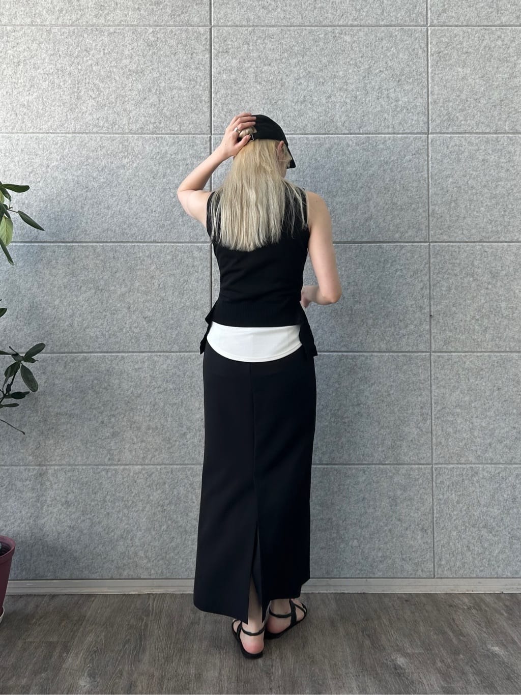 honoka Aさんの「CODE A｜design knit tank」を使ったコーディネート