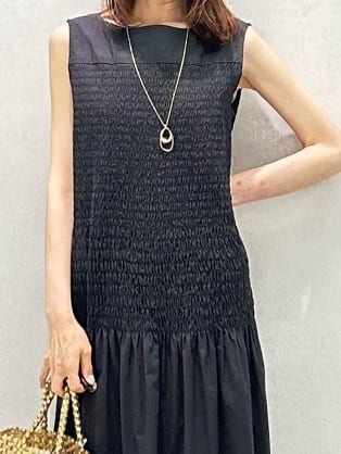 Miwaさんの「UNTITLED｜ライトダブルリングネックレス」を使ったコーディネート