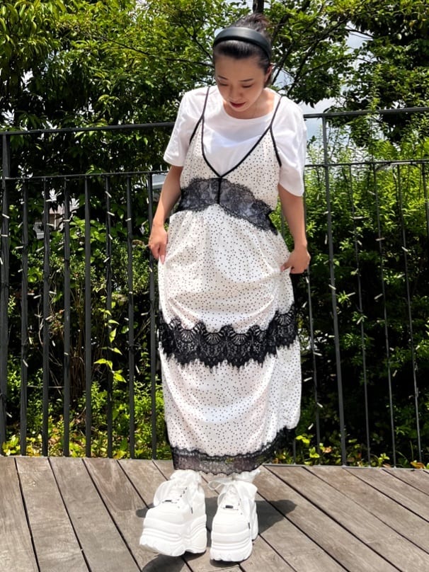 りほさんの「ESPERANZA｜厚底スニーカー」を使ったコーディネート