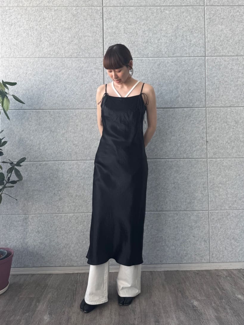 designer yukaさんの「CODE A｜ribbon cami dress」を使ったコーディネート