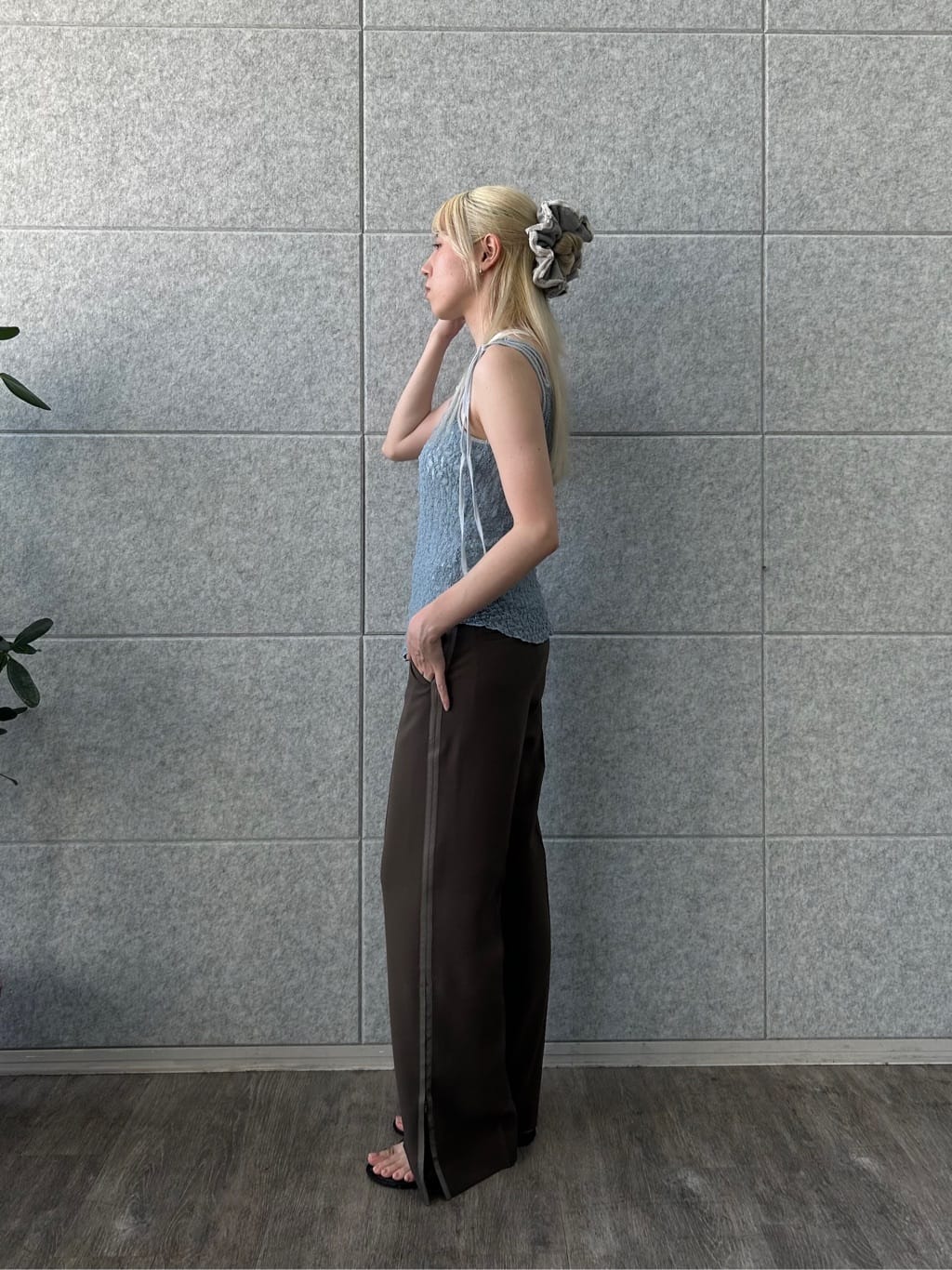 honoka Aさんの「CODE A｜【Cup-in】design cut tank」を使ったコーディネート