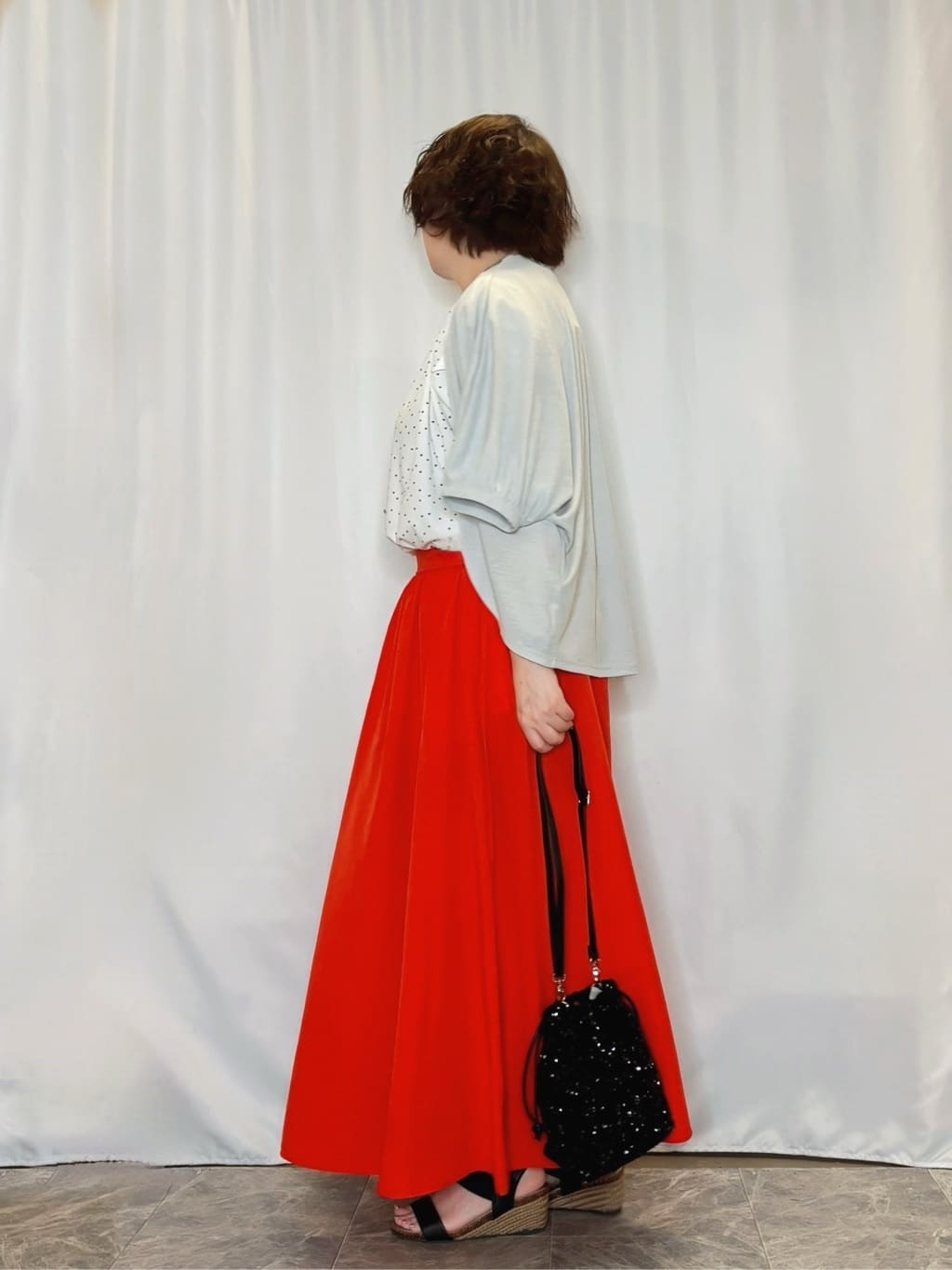 たみさんの「SHOO･LA･RUE｜【UV/さらさらタッチ】女性らしさ漂う 5分袖ボレロカーディガン」を使ったコーディネート