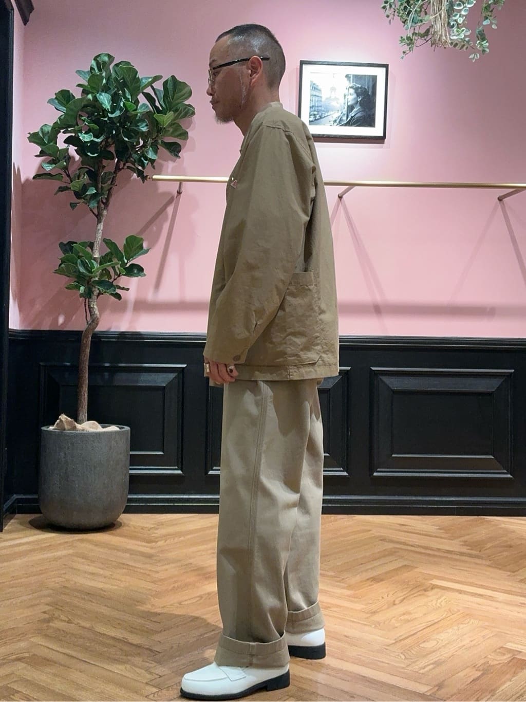 torigoeさんの「DRESSTERIOR｜ストレッチメッシュベルト」を使ったコーディネート