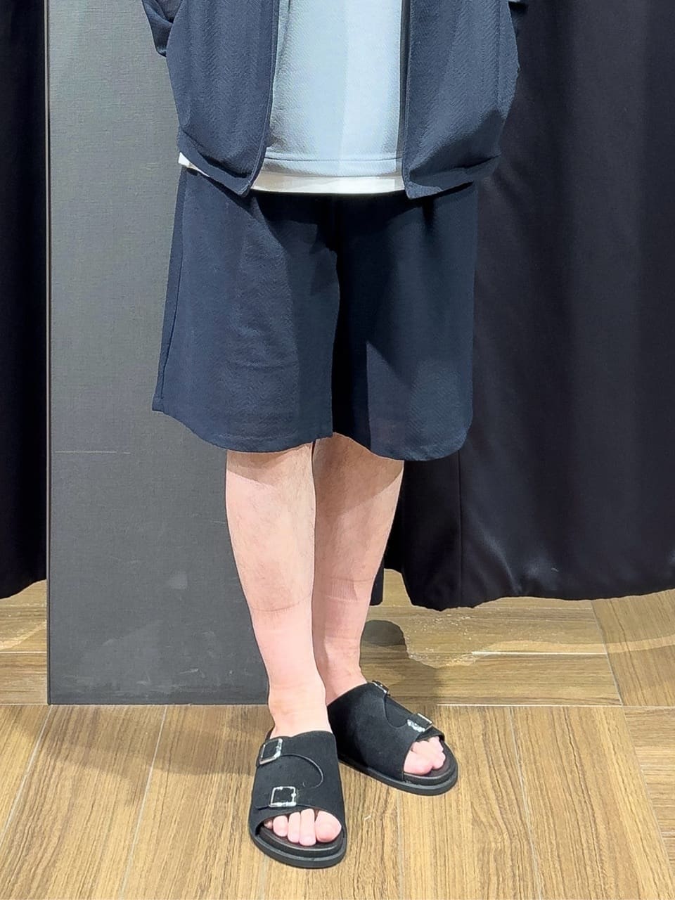 tomoyaさんの「THE SHOP TK｜シャリルジャージ カーディガン 洗濯機OK/吸水速乾/イージーケア/セットアップ可」を使ったコーディネート