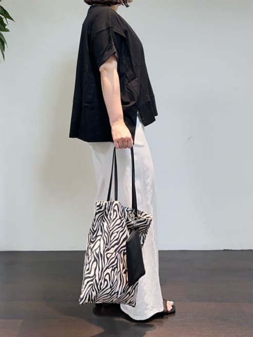 Asamiさんの「UNTITLED｜【Audrey and John Wad】ダブルシルケット天竺デザインプルオーバー」を使ったコーディネート