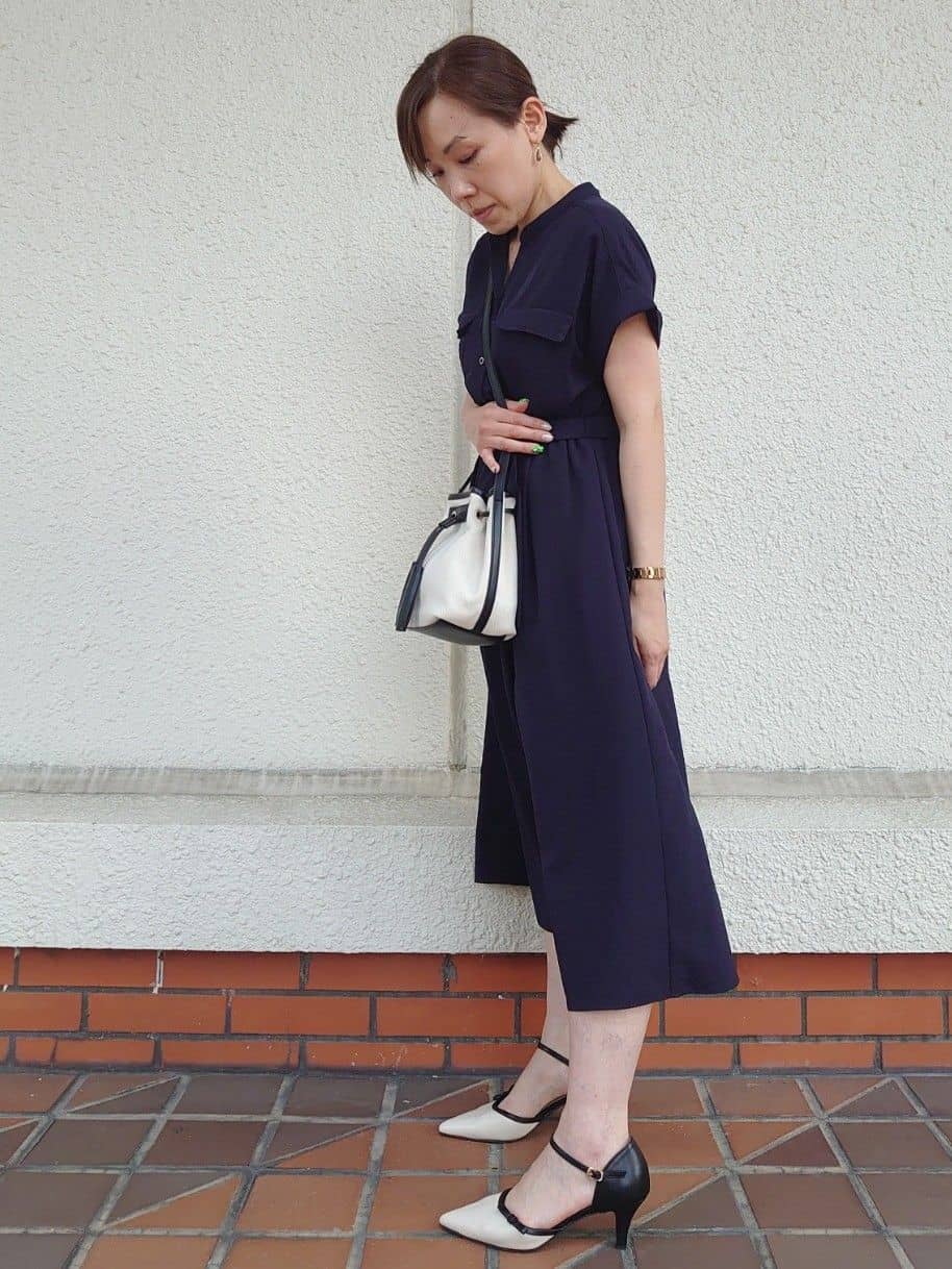 chieさんの「index｜リボンモチーフパンプス」を使ったコーディネート