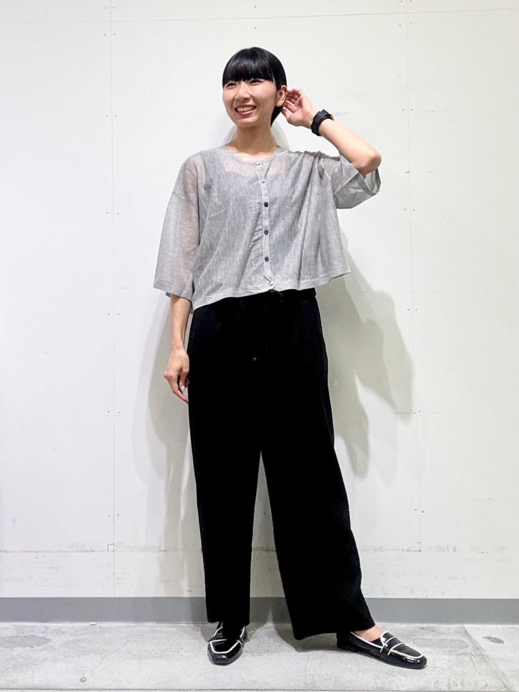 naoさんの「INDIVI｜【日本製】ビスチェインナータンクトップ」を使ったコーディネート