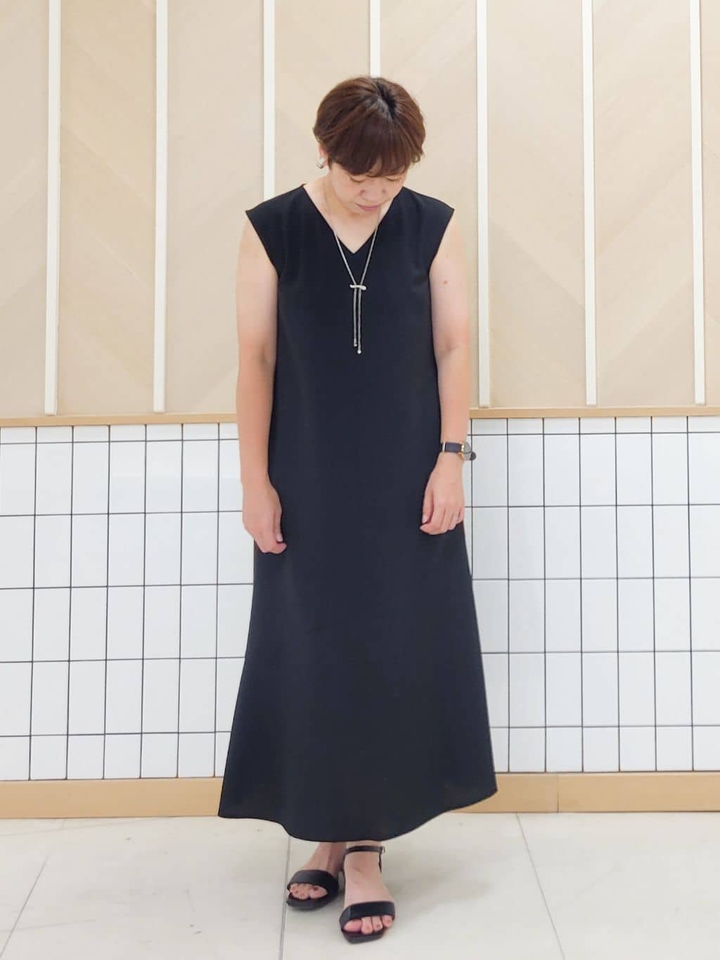 tomoさんの「COUP DE CHANCE｜【手洗い可／日本製】五分袖ジャケット」を使ったコーディネート