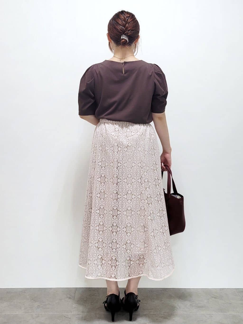 kinaさんの「index｜《7色展開／XS-LLサイズ》多機能タックスリーブトップス【汗ジミ防止／吸水速乾／接触冷感／UVケア」を使ったコーディネート