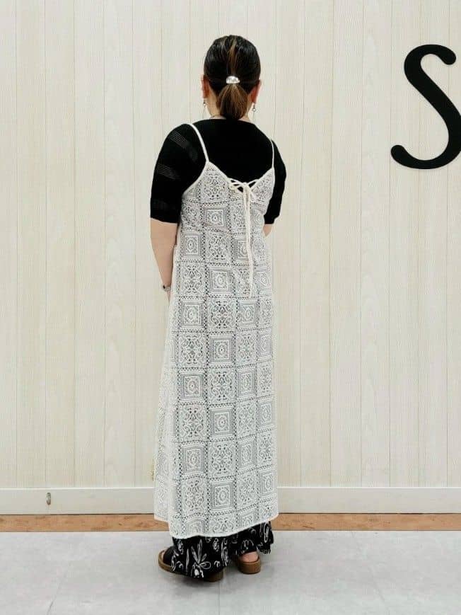 nanahachiさんの「SHOO･LA･RUE｜【S-LL】レースキャミワンピース」を使ったコーディネート