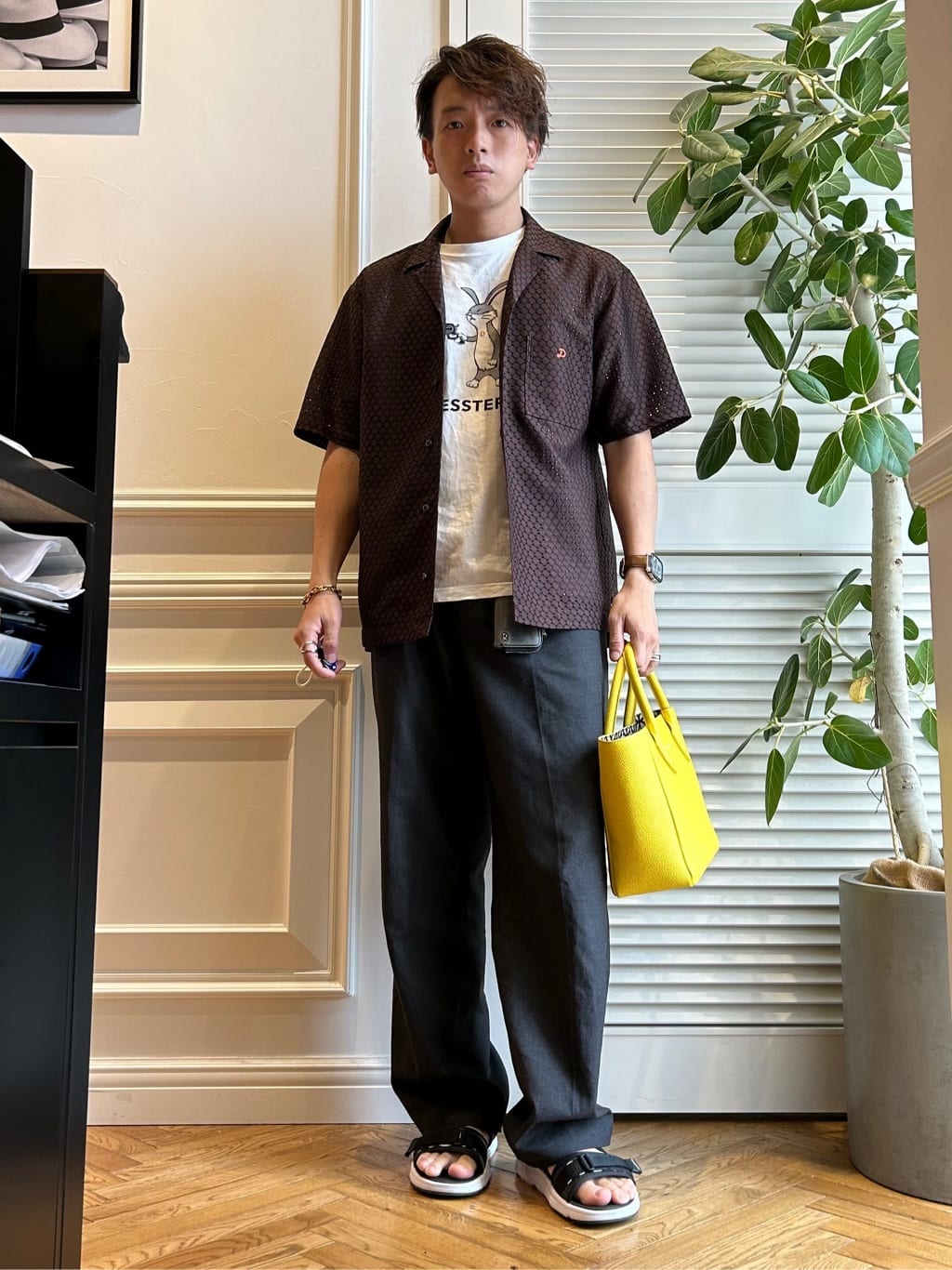 須田　慎二郎さんの「DRESSTERIOR｜◆プエルトリコシャツ」を使ったコーディネート