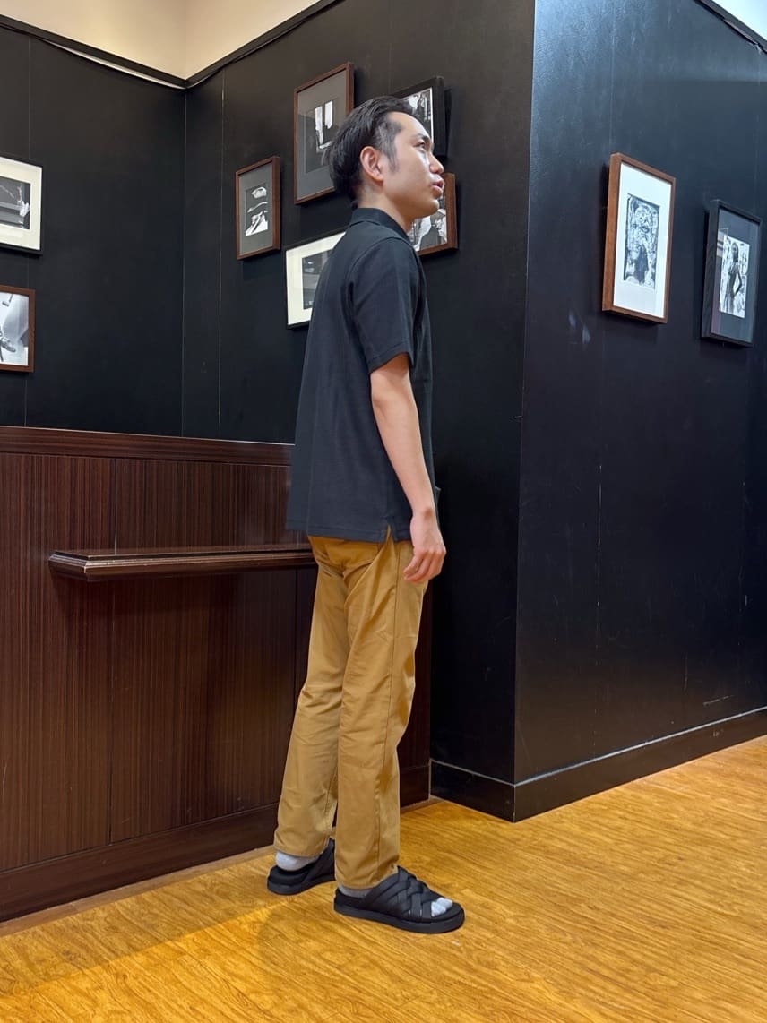 KEIさんの「TAKEO KIKUCHI｜【抗菌防臭／9色5サイズ展開】ハニカムメランジ ポロシャツ」を使ったコーディネート