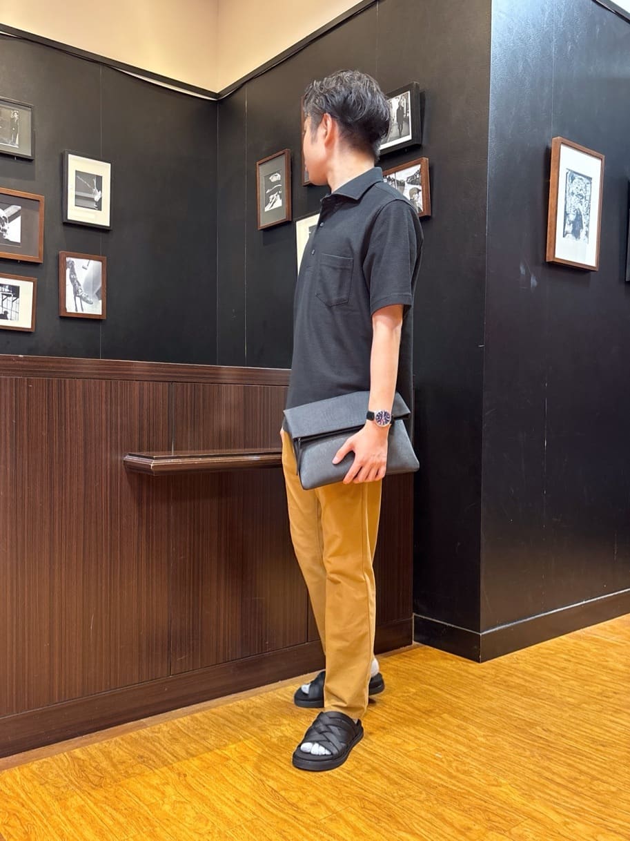 KEIさんの「TAKEO KIKUCHI｜【抗菌防臭／9色5サイズ展開】ハニカムメランジ ポロシャツ」を使ったコーディネート