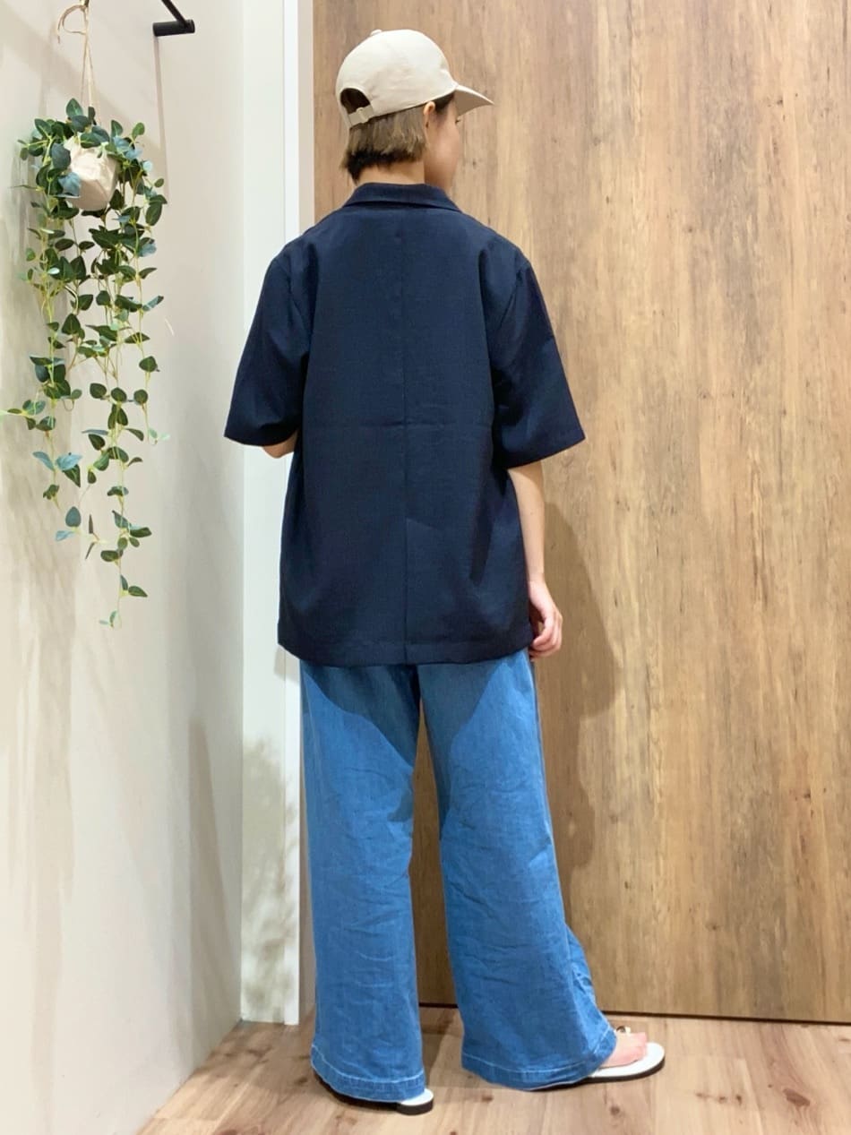 まなしぃさんの「grove｜軽やかに羽織れて、きちんと見え ハーフスリーブテーラードジャケット」を使ったコーディネート