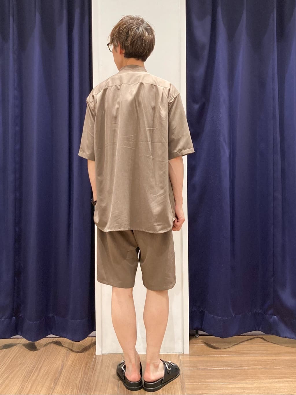 つーじーさんの「THE SHOP TK｜クールファイバーショートパンツ　接触冷感／吸水速乾／UVケア／軽量／セットアップ可」を使ったコーディネート