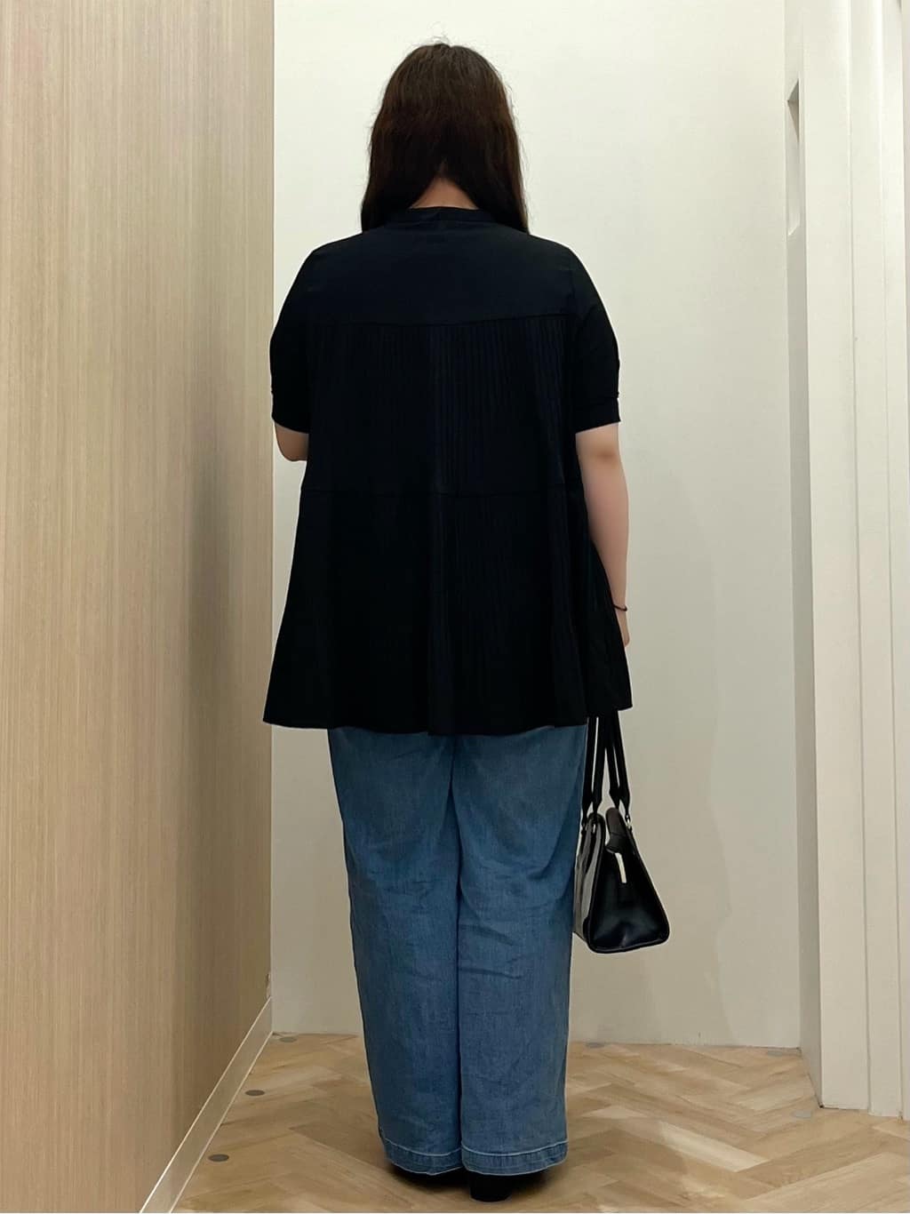 akariさんの「grove｜【体型カバー】ラフに着たい　ティアードプリーツブラウス」を使ったコーディネート