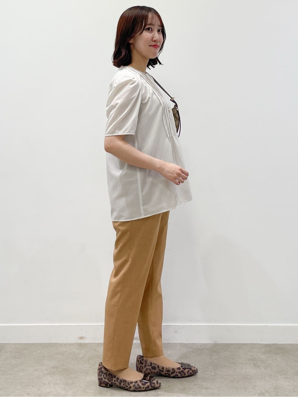 yukariさんの「Reflect｜【すっきり見え！長め丈】ピンタックデザインチュニックブラウス」を使ったコーディネート