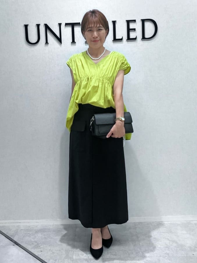 yukiさんの「UNTITLED｜メタリックメッシュトート」を使ったコーディネート