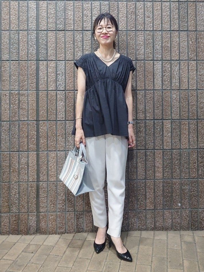 MUTSUKOさんの「UNTITLED｜【セレモニー】淡水パールショートネック」を使ったコーディネート