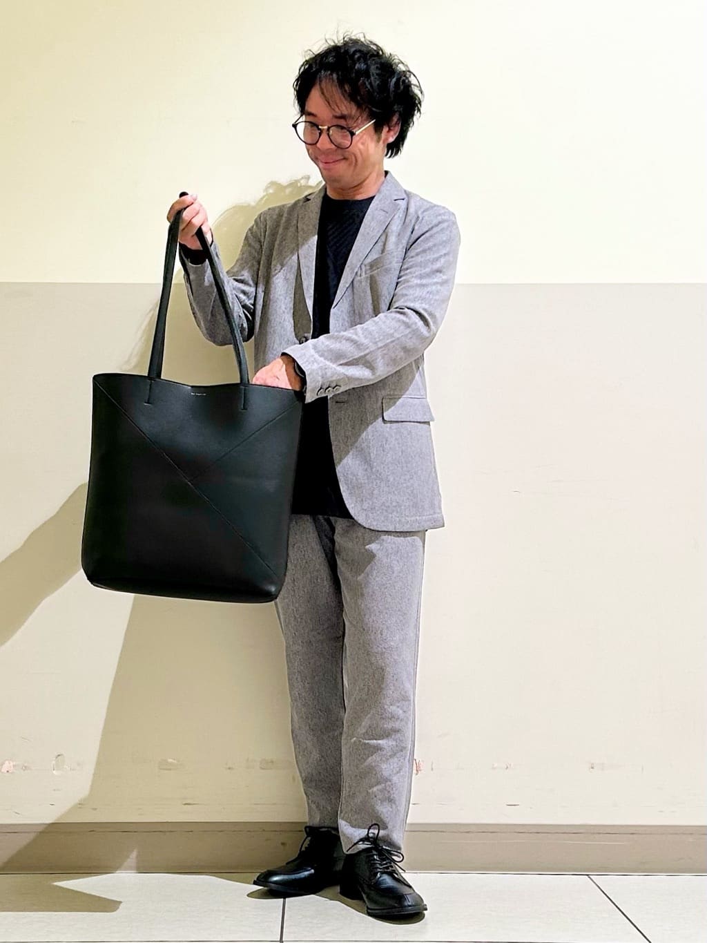 KENJI Iさんの「THE SHOP TK｜シャリルジャージ ジャケット　洗濯機OK/吸水速乾/イージーケア/セットアップ可」を使ったコーディネート