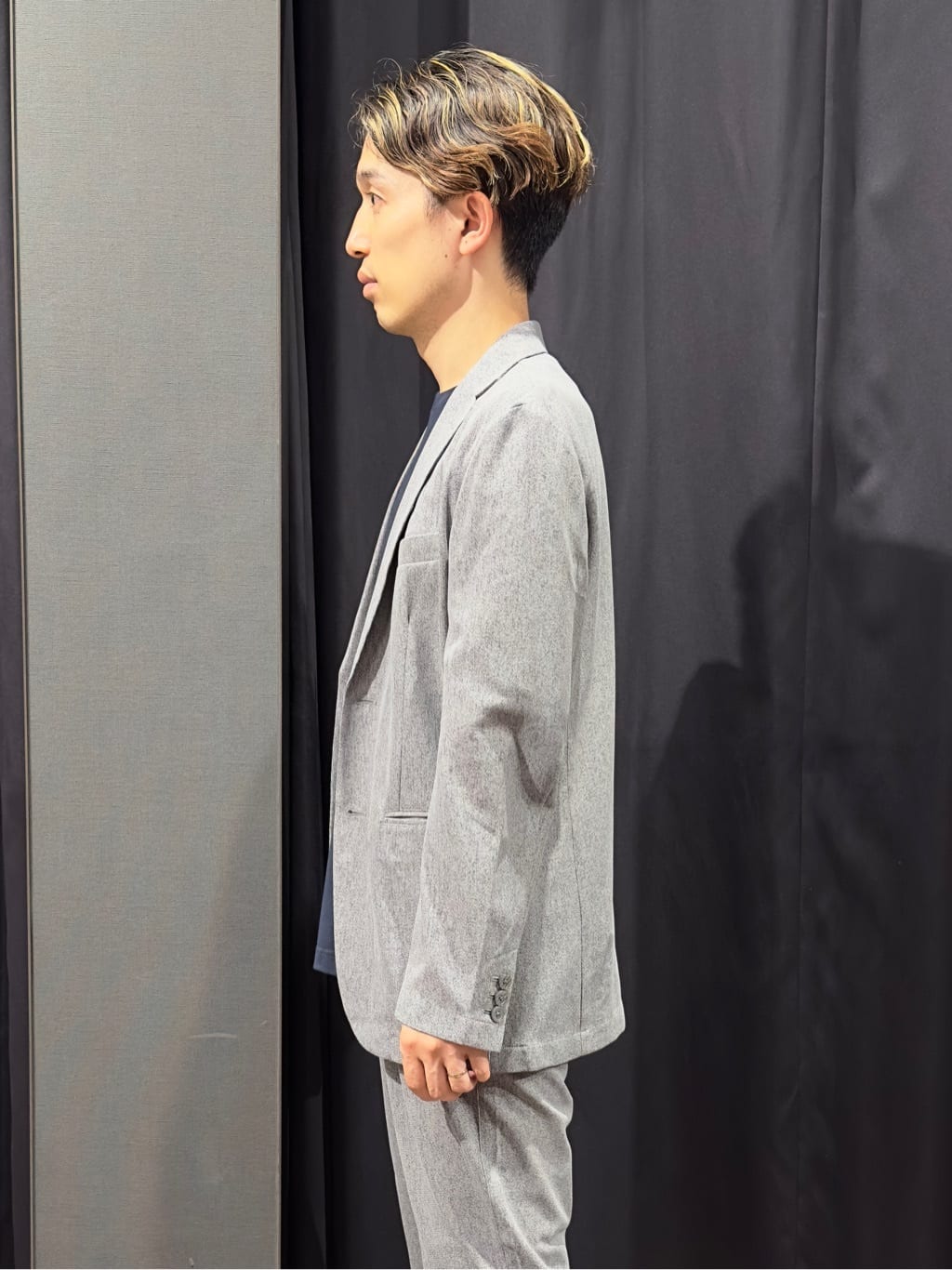 tomoyaさんの「THE SHOP TK｜シャリルジャージ ジャケット　洗濯機OK/吸水速乾/イージーケア/セットアップ可」を使ったコーディネート