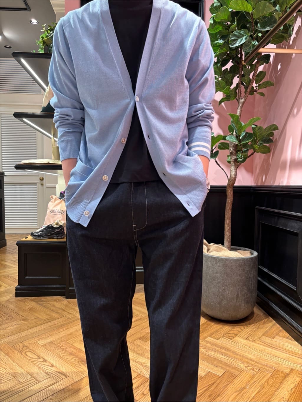 kaminaga さんの「DRESSTERIOR｜スリーブライン スプリングカーディガン」を使ったコーディネート