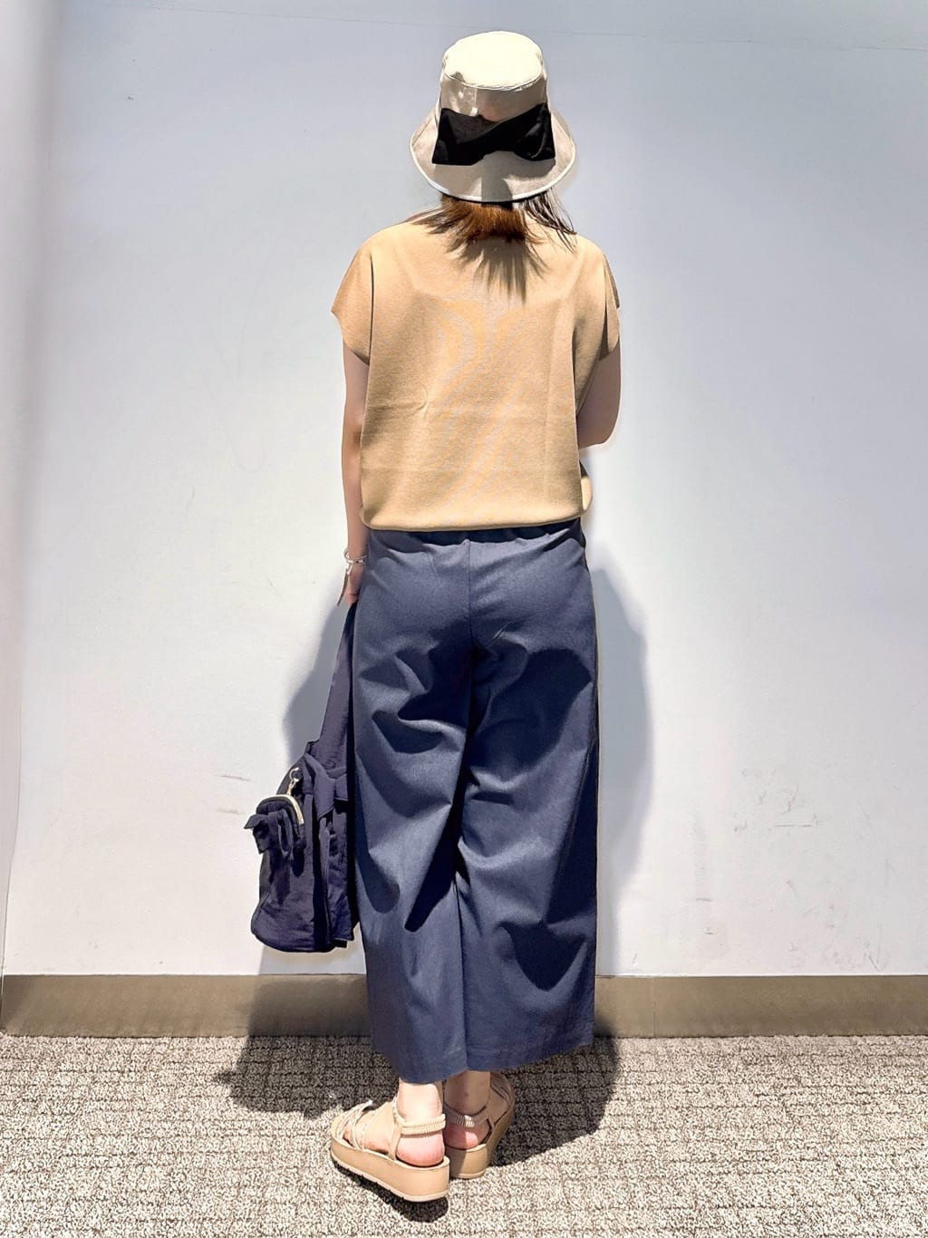 みーさんの「grove｜サマーハイパーストレッチワイドパンツ」を使ったコーディネート