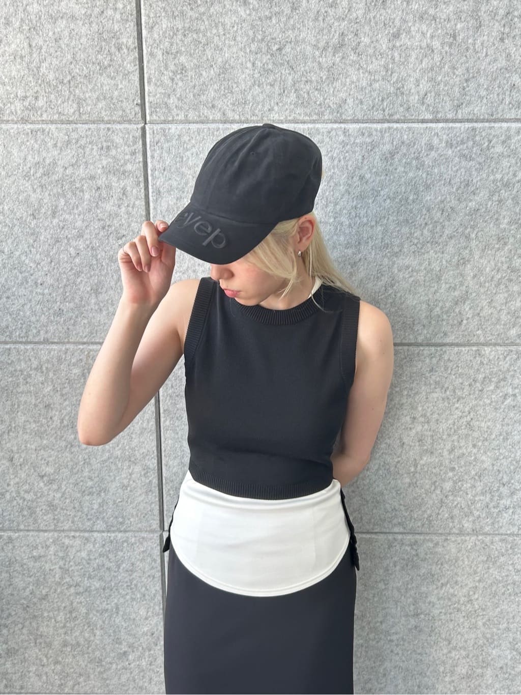 honoka Aさんの「CODE A｜design knit tank」を使ったコーディネート