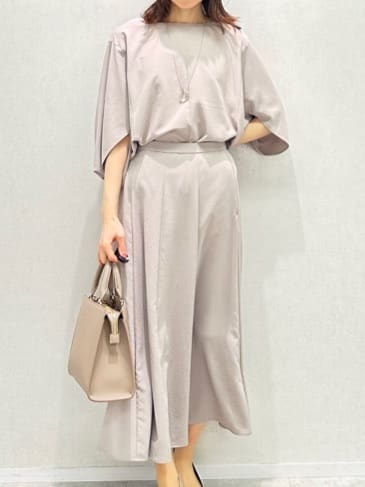 Miwaさんの「UNTITLED｜フープトップネックレス」を使ったコーディネート