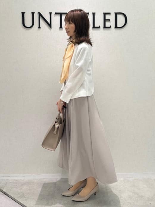 Miwaさんの「UNTITLED｜フープトップネックレス」を使ったコーディネート