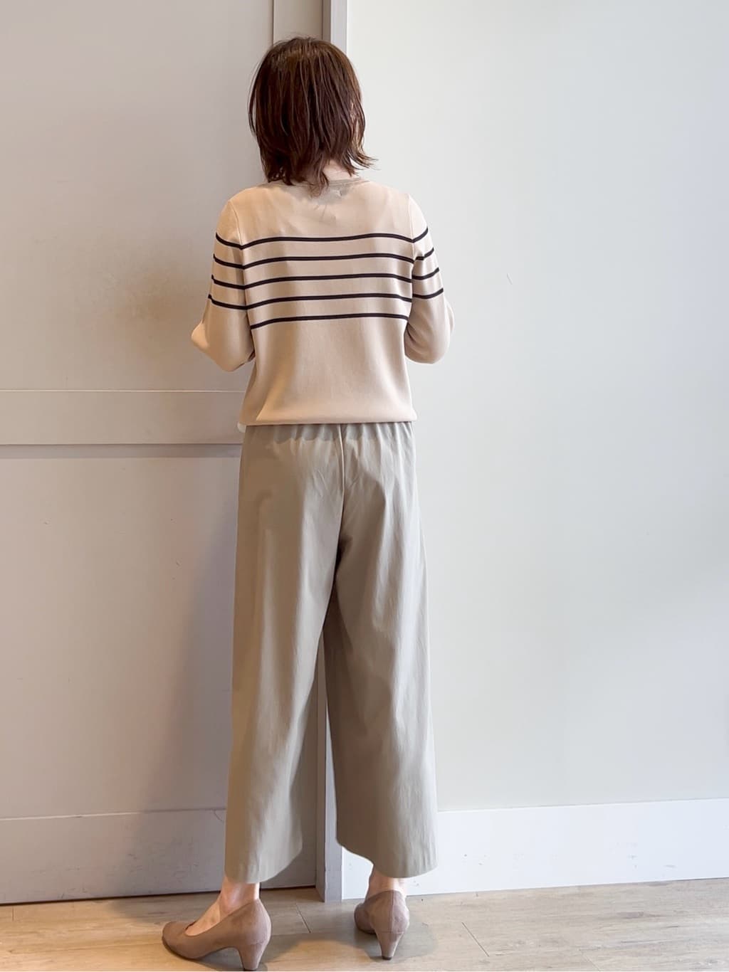 yamakoさんの「grove｜ひんやり多機能・やわらかドライタッチ五分袖プルオーバー」を使ったコーディネート