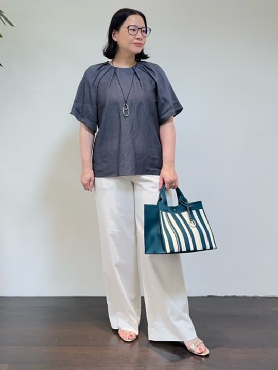 Asamiさんの「UNTITLED｜ビッグオーバルネックレス」を使ったコーディネート