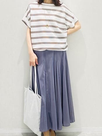 Miwaさんの「UNTITLED｜ライトダブルリングネックレス」を使ったコーディネート